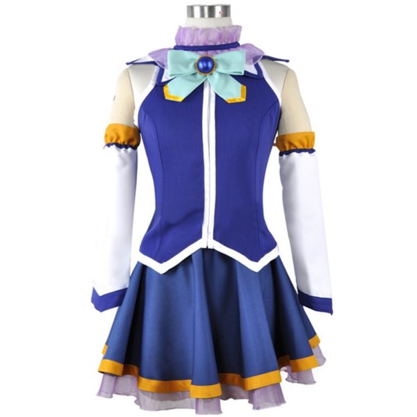 93301 Anime Kono Subarashii Sekai ni Shukufuku wo! Cosplay Costumes Aqua Cosplay Dress Kazuma Satou Megumin Uniform