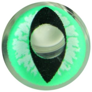 COSTUME COLOR LENS DUEBA COSPLAY LENS GREEN MAD CAT EYES HALLOWEEN CONTACT LENS