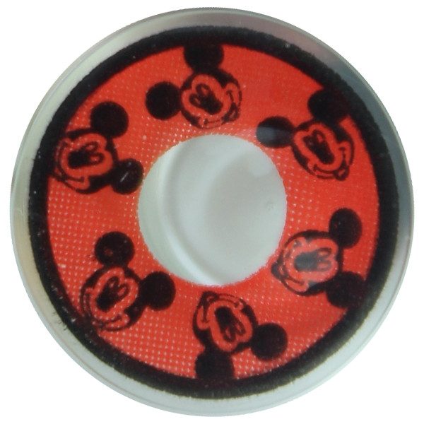 COSTUME COLOR LENS DUEBA COSPLAY LENS RED MICKY MOUSE HALLOWEEN CONTACT LENS