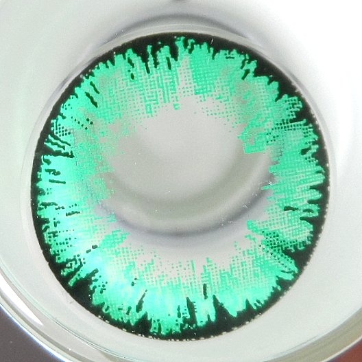 COSTUME COLOR LENS DUEBA ICE FLOWER GREEN CONTACT LENS