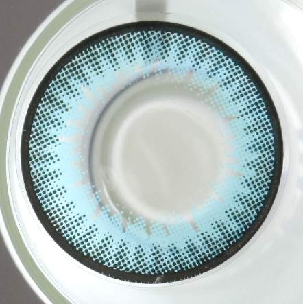 COSTUME COLOR LENS GEO ALICE PURE BLUE WT-A52 NATURAL BLUE CONTACT LENS