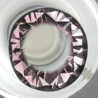 COSTUME COLOR LENS GEO DIAMOND PINK WT-B37 PINK CONTACT LENS