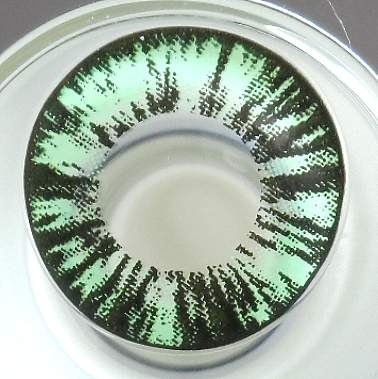 COSTUME COLOR LENS GEO FOREST GREEN WT-B63 GREEN CONTACT LENS