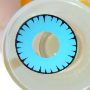 COSTUME COLOR LENS GEO SF-14 CRAZY LENS BLUE SPIKED HALLOWEEN CONTACT LENS