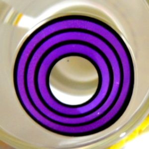 COSTUME COLOR LENS GEO SF-77 CRAZY LENS VIOLET SPIRAL OBITO RINNEGAN HALLOWEEN CONTACT LENS