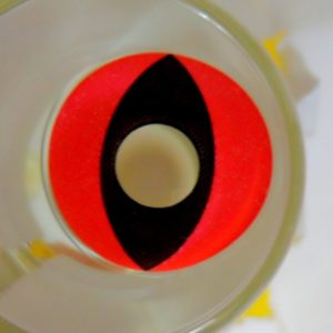 COSTUME COLOR LENS GEO SF-R05 CRAZY LENS RED CAT EYES HALLOWEEN CONTACT LENS