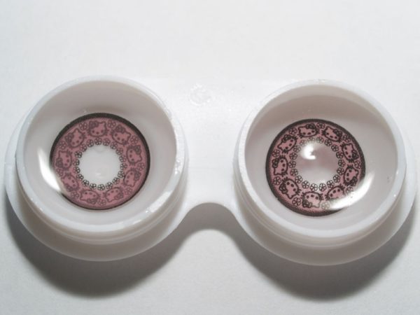COSTUME COLOR LENS VASSEN KITTY PINK CONTACT LENS